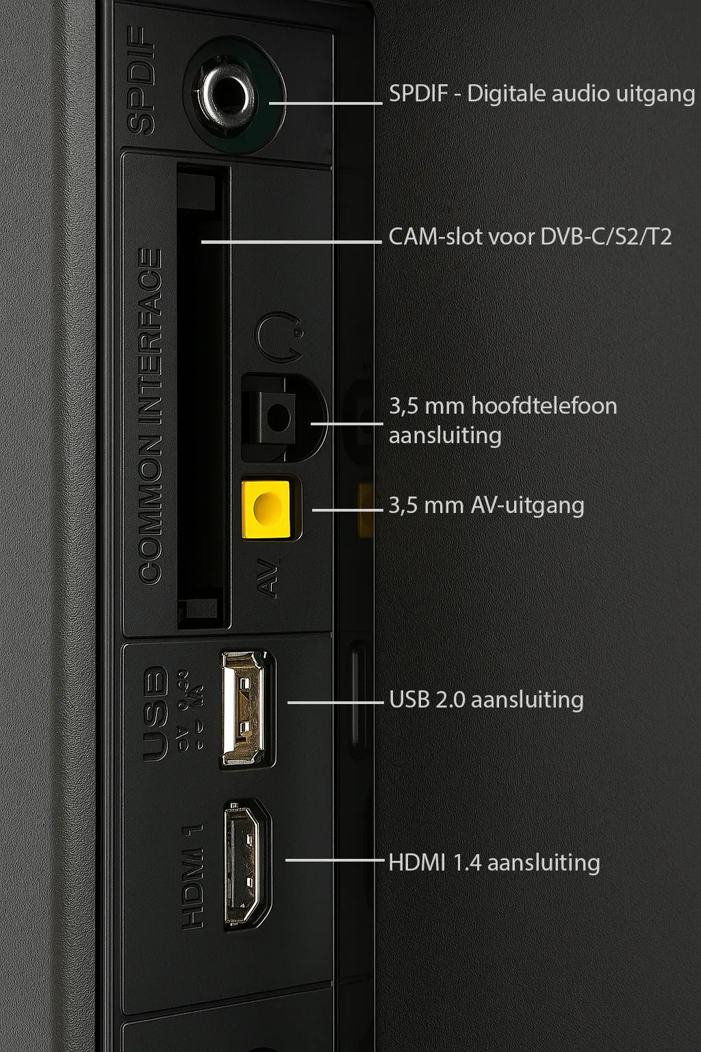Quantis Smart Android HD LED TV - 24HL250A12V
