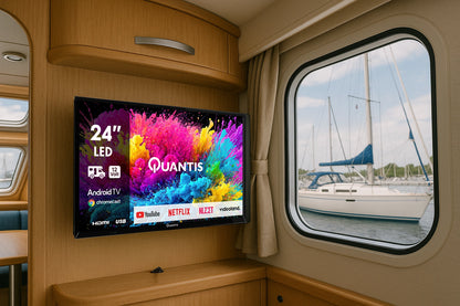 Quantis Smart Android HD LED TV - 24HL250A12V